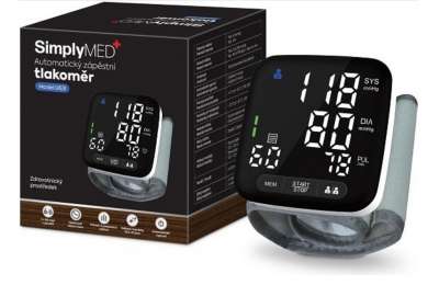 SIMPLYMED Automatic Wrist Digital Blood Pressure Monitor U63I